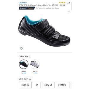 SHIMANO Women's Indoor Cycling Shoes, Size 41/US 8